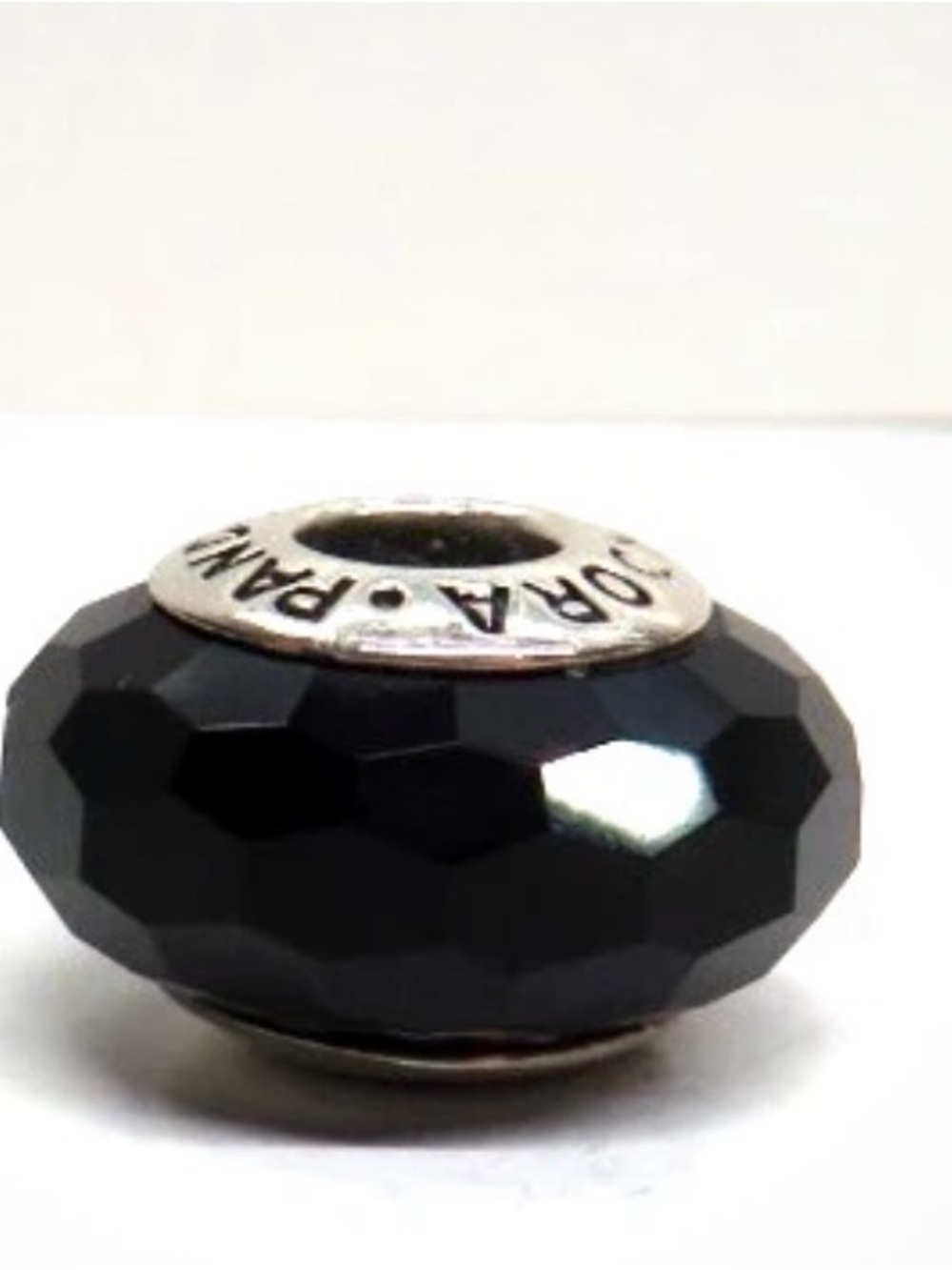 Pandora Murano Fascinating Black Faceted Glass Charm Bead